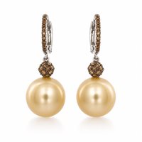 Boucles d'oreilles Coscia Perle Femme in Or jaune Perla EAG0316